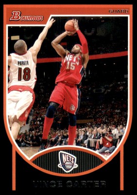 2007-08 Bowman Vince Carter New Jersey Nets #40