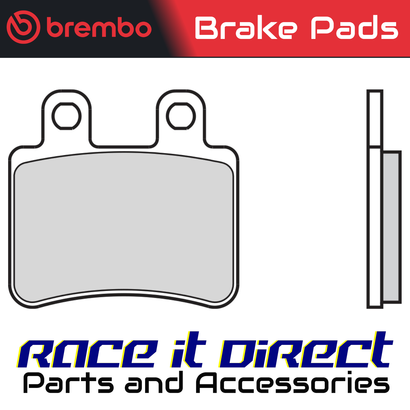 Brake Pads for RIEJU SMX 125 SPOKE WHEEL 2008 Rear Scoot Brembo - Image 10