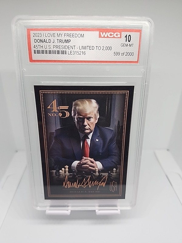 2023 I Love My Freedom Donald J. Trump-45th US President Collectible Card