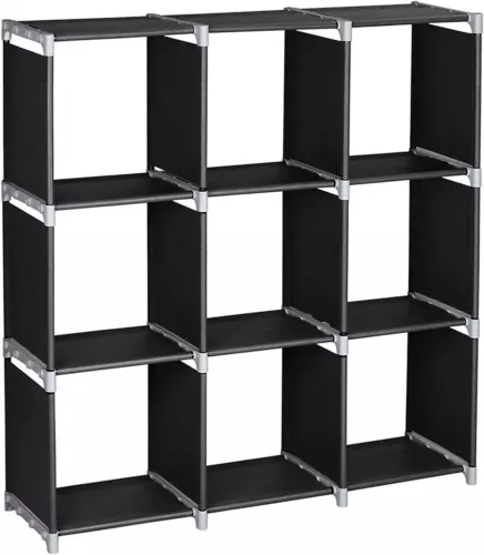 Storage 9 Cube Closet Organizer Shelves Bookshelf DIY Cabinet Bookcase Home - Picture 10 of 13