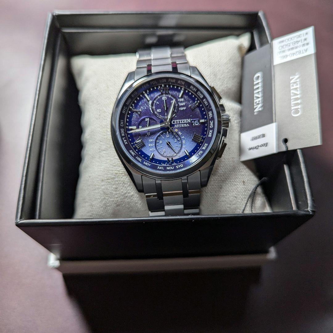 Citizen Attesa Solar Radio Controlled Watch AT8240-66L Titanium 273966