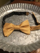 Boy s Gold Polka Dot Bow Tie