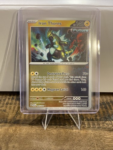 Iron Thorns 062/162 Sv05: Temporal Forces Reverse Holo - Picture 1 of 2