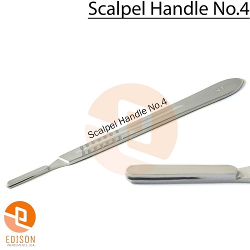 Set Of 2 Surgical Scalpel Handle No.3-4 Dental Verterinary Tissue Cut BP Handles - Picture 2 of 3