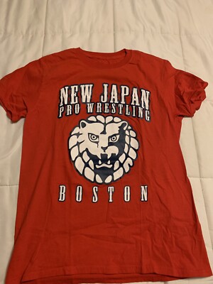 New Japan Pro Wrestling shirt Boston 72 Tanahashi Okada Ospreay NJPW Muta Medium