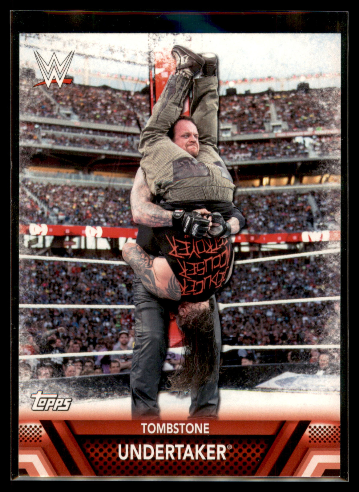 2017 Topps Then Now Forever WWE Finishers and Signature Moves #F-11 Undertaker