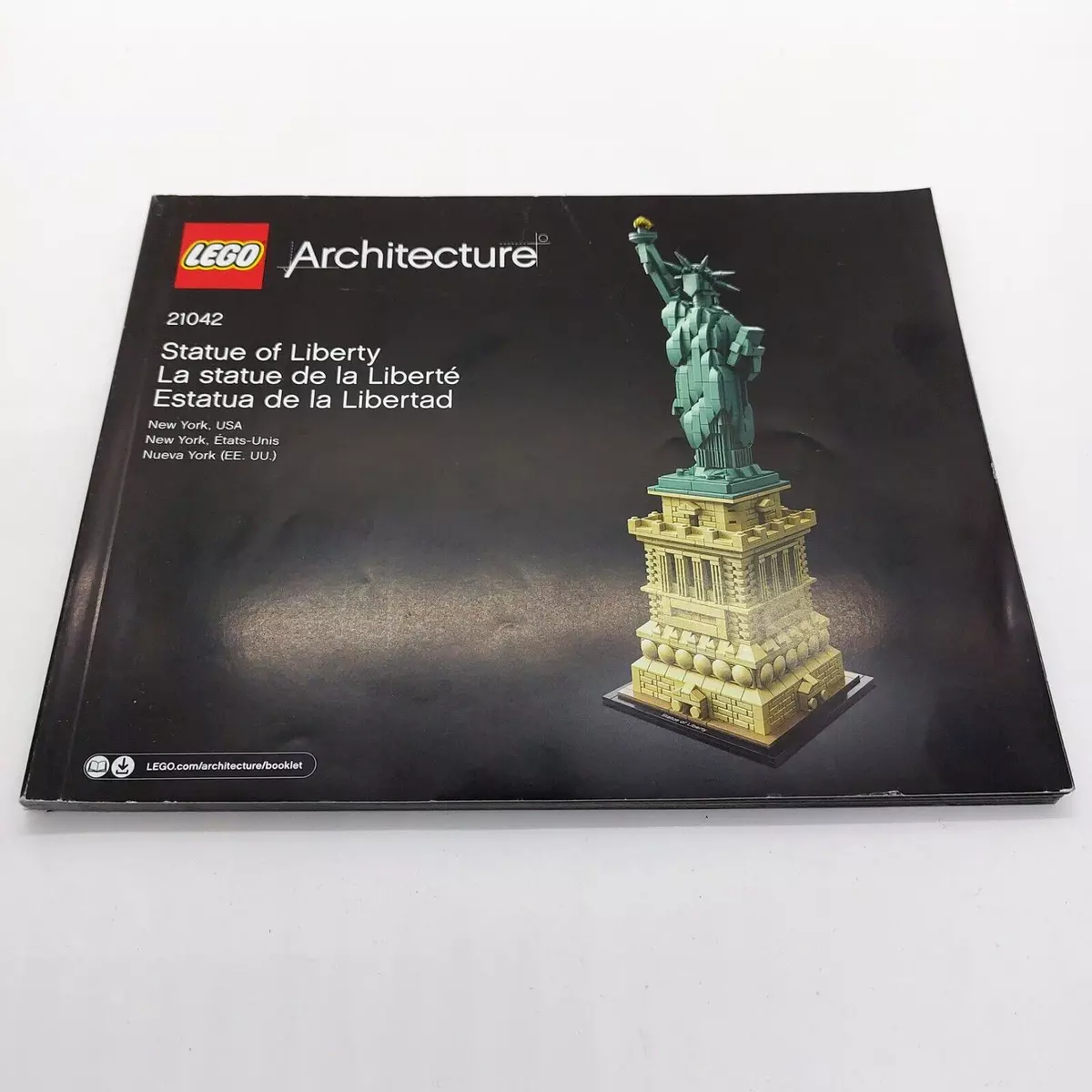 Lego architecture statue of liberty instructions sale