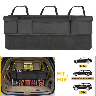Backseat Trunk Organizer Hanging Car Organizer Trunk Cargo Storage