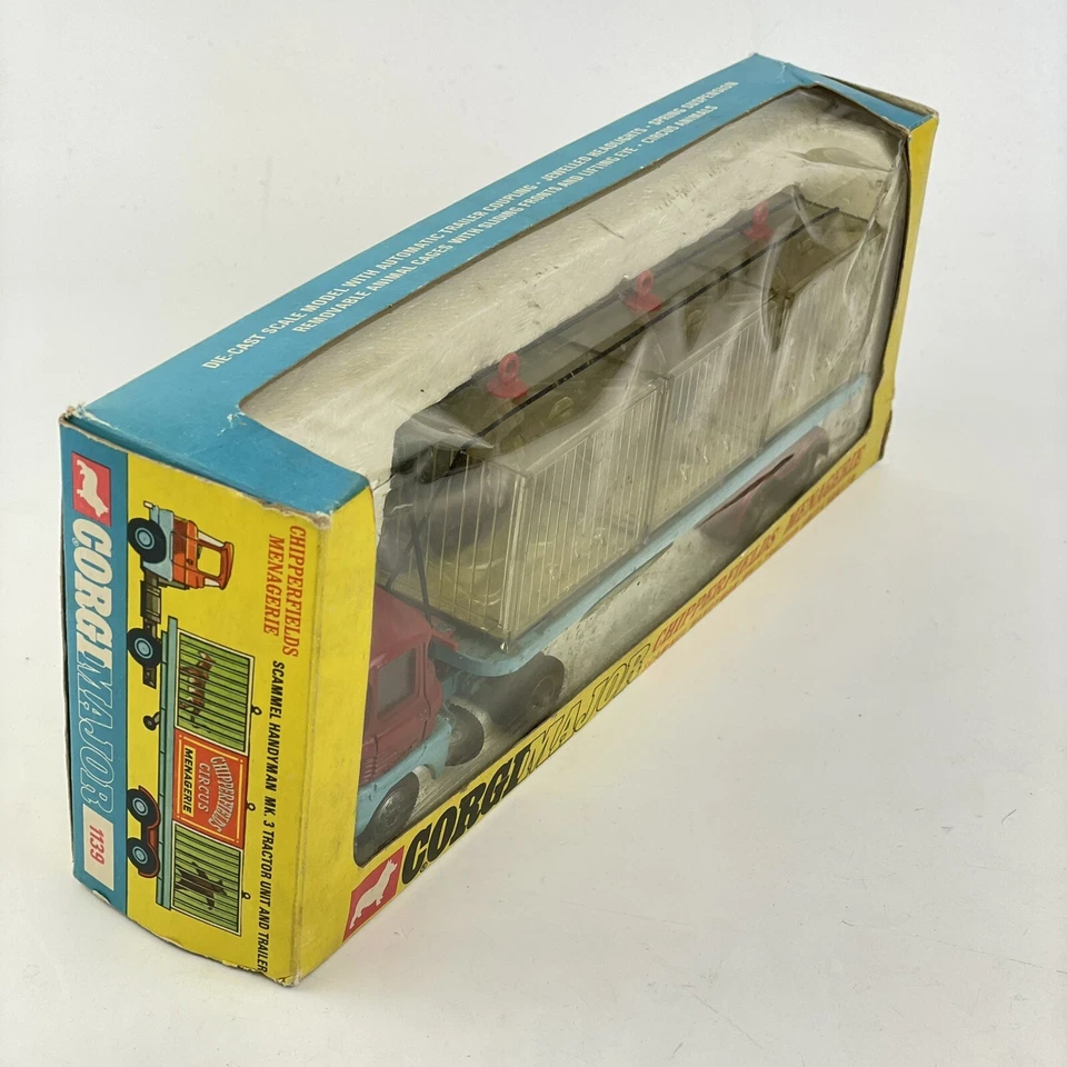 Vintage Boxed Corgi Toys No. 1139 Chipperfields Menagerie Scammel Handyman MK3 - Image 2 of 4