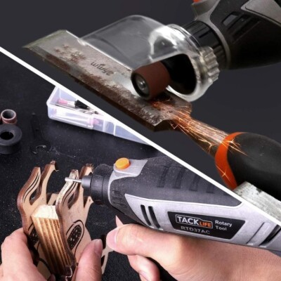 TACKLIFE RTD37AC Rotary Tool 200W with LCD display 64 Accessories