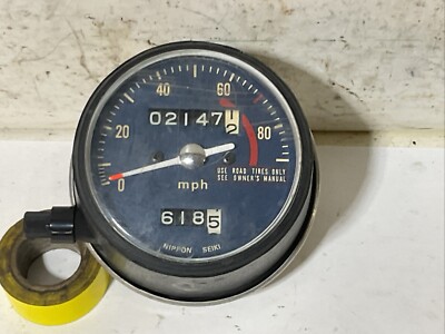 Honda XL 125-1974 Speedometer- Low Miles- 2147 Miles | eBay