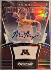 2020 Prizm Draft Picks Thunderstruck Autographs Red Prizm #1 Max Meyer NM-MT Aut