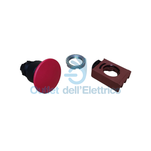 GE POWER 185041 P9XEM4RN PULSANTE A FUNGO D. 40MM ROSSO