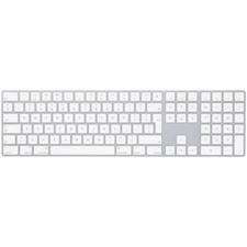 GENUINE APPLE MAGIC KEYBOARD W/ NUMERIC KEYPAD WIRELESS SILVER - MQ052CG/A