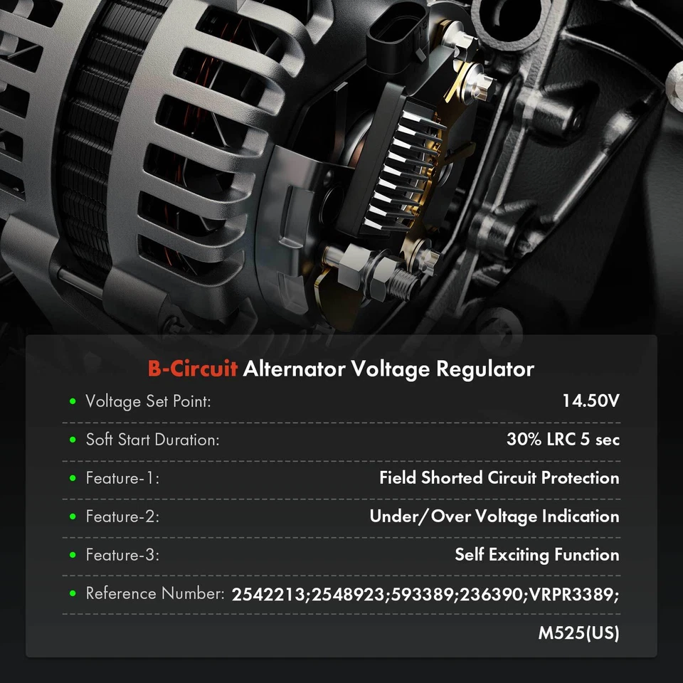 Regulador de tensão alternador para Hyundai Sonata 00-02 Santa Fe Kia Optima 14.5V - Imagem 2 de 4