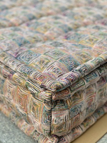 Hand stitched Custom Seating Pad Topper cover 4 Roche Bobois Modular Sofa Couch - Picture 16 of 17