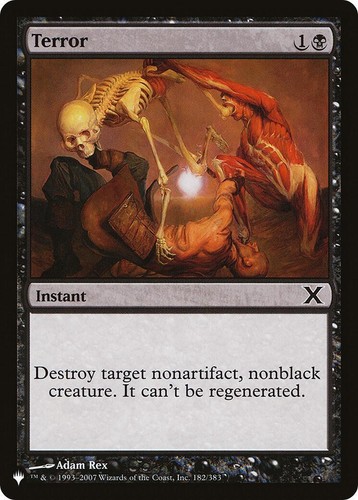 mtg 10th edition card list Terror - 10th Edition: #182, Magic: The Gathering Lp R97