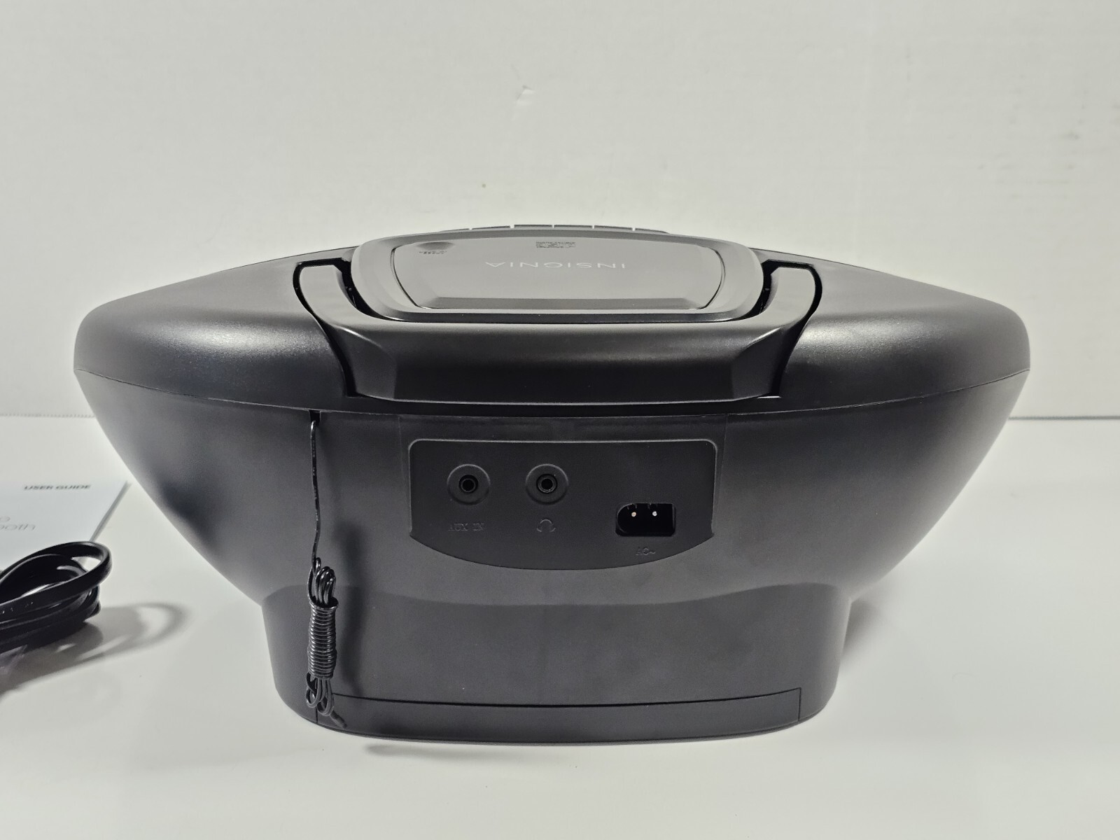 Insignia - AM/FM Radio Portable CD Boombox with Bluetooth - Light Stays ...