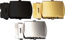 Web Belt Buckle 1.25" Replacement Metal Sliding Uniform Military Army Tactical