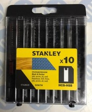 Stanley 10Pc Mixed Jigsaw Blades U - STA28020-XJ