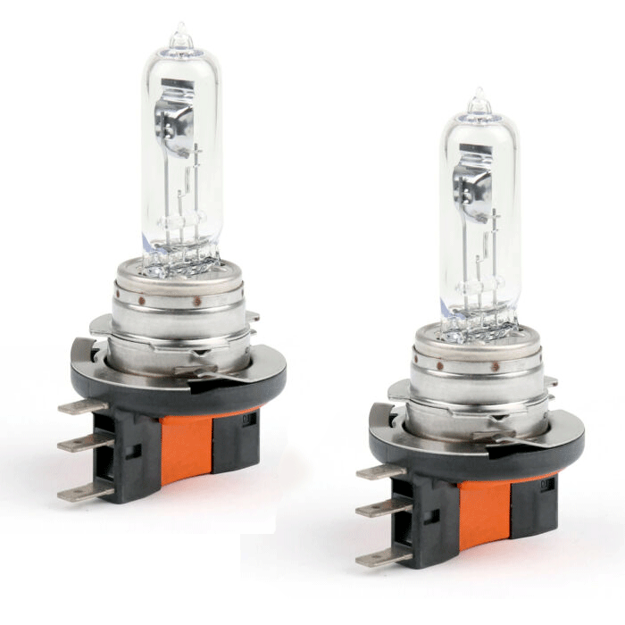 COPPIA FARI LAMPADINE ALOGENE AUTO LAMPADE 12V H15 55W