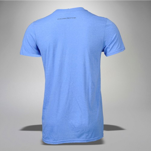 Camiseta Corvette C7 2014-2019 para hombre con logotipo de rayas verticales - Imagen 5 de 9