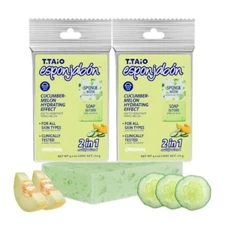 2-Pack T.Taio Esponjabon Soap Sponge Cleansing Shower Scrubber & Bath Wash Scrub