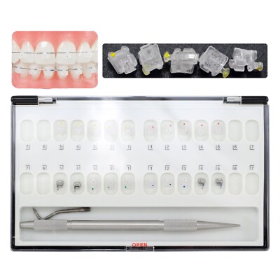 Ormco DAMON Clear Style Dental Orthodontic Bracket Ceramic Self Ligating MBT 022
