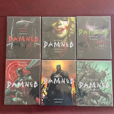 Batman Damned: Book 1-3 First Print plus Variants Lot DC Black Label 2018