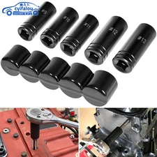 Large Tap Socket Set 71670 For 5/8", 11/16", 3/4", 7/8" and 1" Taps, 1/2" Drive