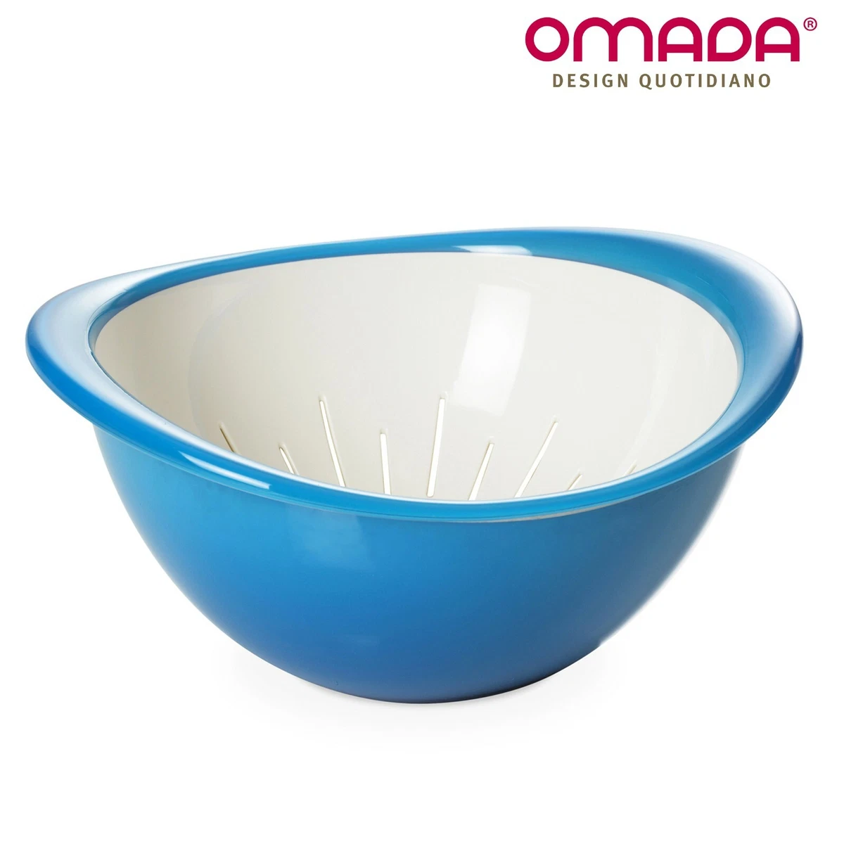 Scolapasta in Acciaio Inox con 2 aniglie e Base Scolapasta da Cucina