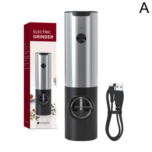 Elektrische Salz- und Pfeffermühle, automatische Pfeffermühle, USB wiederaufladbar - Bild 12 von 12