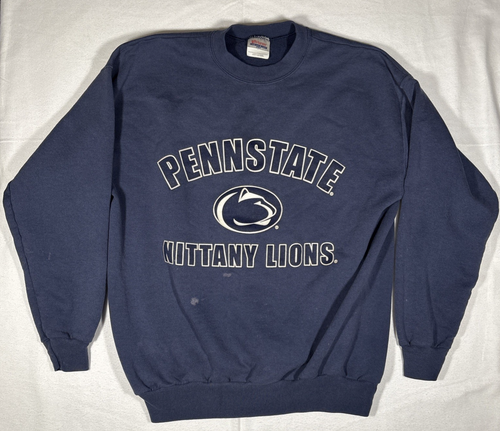 Felpa Penn State Nittany Lions Vintage Hanes Taglia L College NCAA - Foto 1 di 9
