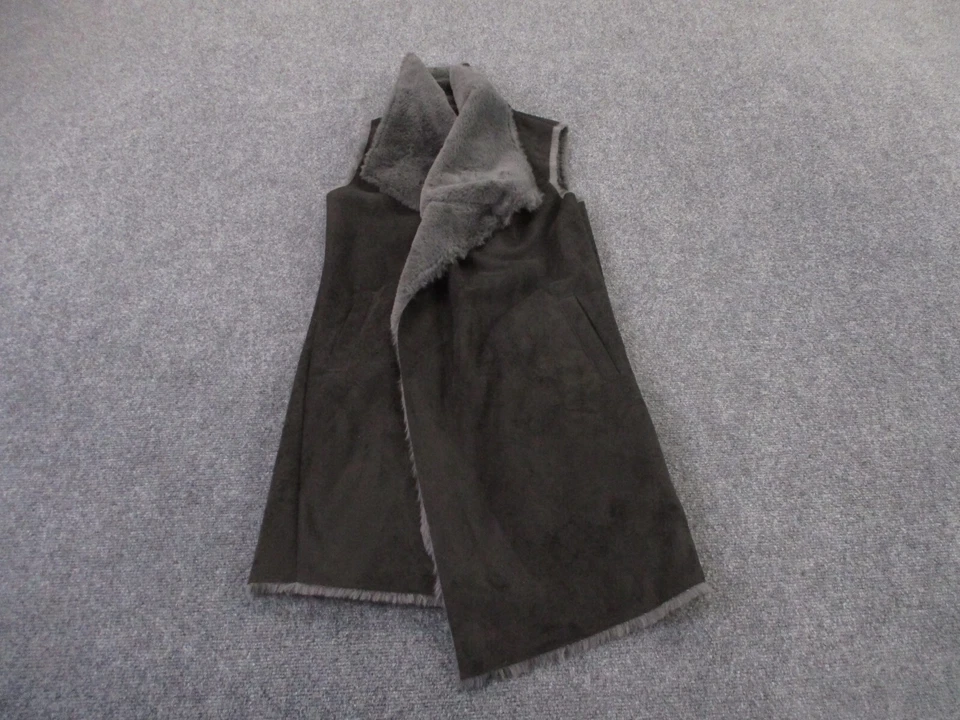 Ariat Chaleco Chaqueta Mujer XS Negro Difuso Forrado de Vellón Suéter Abrigo Cárdigan Adulto