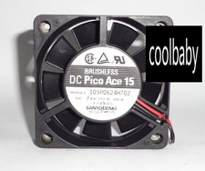 Sanyo 109P0624H702 fan 60 60 15mm 24V 0.06A 2pin