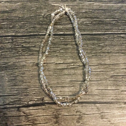 Vintage Barbie Double Strand Crystal Bead Necklace 916 Commuter Set -Attached C5