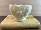 Westmoreland Milk Glass Paneled Grape Mayonnaise or Marmalade Footed Cup