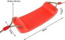 New Faruxue Plastic Swing Seat Set for Kids , Garden Non-Slip Swing Board with