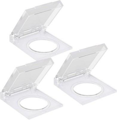 Power Push Button Switch Cover Transparent Protector Dustproof Wate Size: 19mm