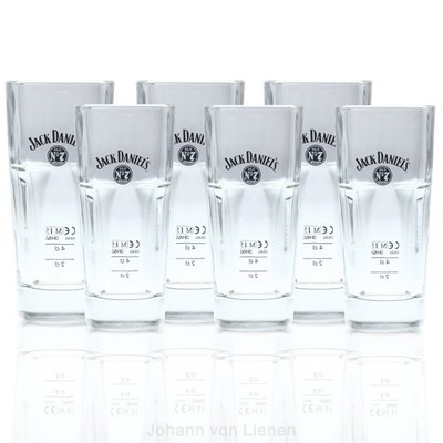 6 Jack Daniels Longdrinkgläser Gläser Longdrinkglas Tennessee