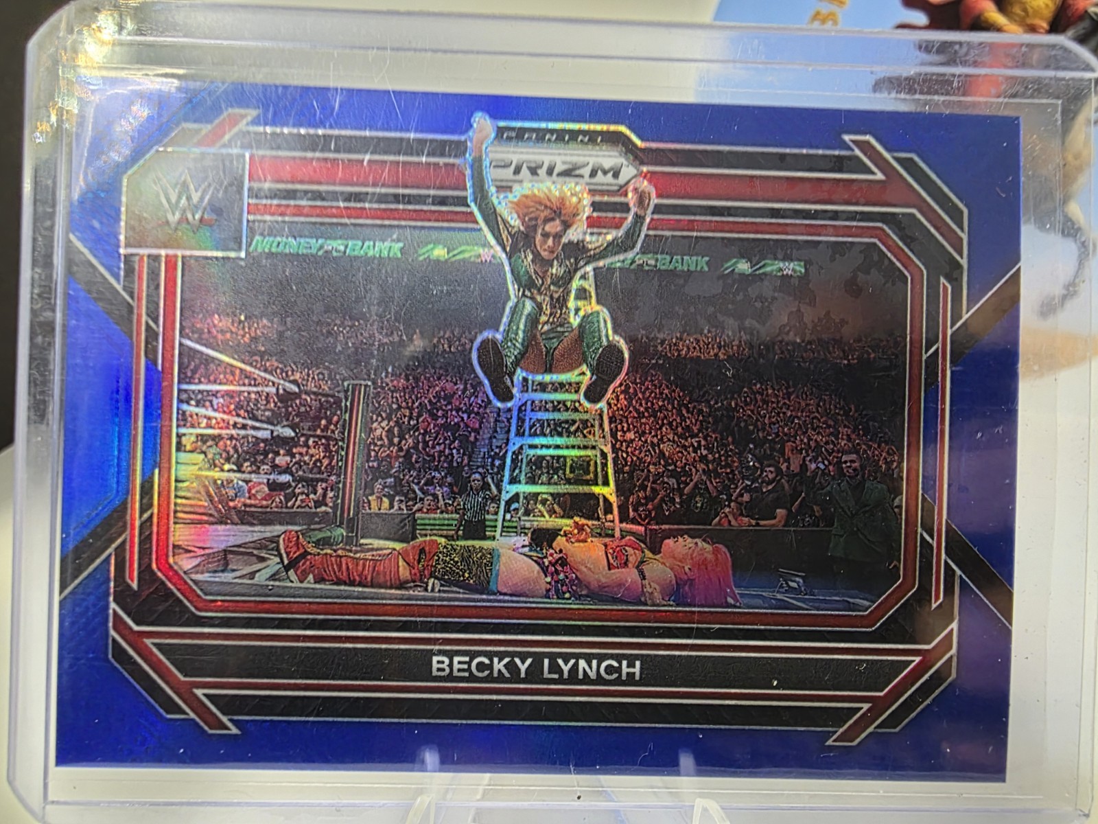2023 Panini Prizm WWE - Becky Lynch #18 Blue Prizm /199