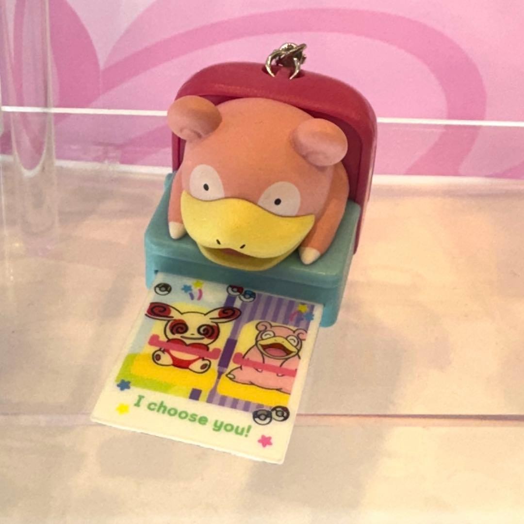 Pokemon 30th Anniversary Polaroid Camera Keychain Slowpoke Korea Ltd
