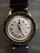 Rado Captain Cook Over-Pole Silver Dial Brown Leather Strap Watch R32193018