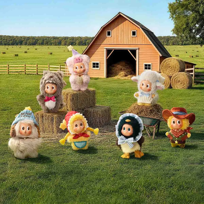 2点　POPMART Twinkle Twinkle Farm Tales Pop Mart Twinkle Twinkle Farm Tales Series Vinyl Plush Pendant Us