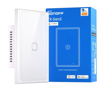 SONOFF T6-120 Matter Smart Touch Wall Switch WiFi Alexa Google Home Apple
