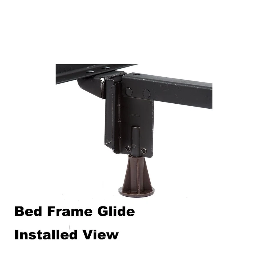 Steel Stem Bed Frame Feet to Replace Wheels. Replacement Feet Make Your Bed S... - Image 4 of 4
