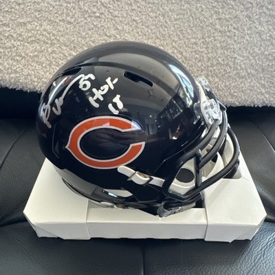 Riddell Brian Urlacher Signed Chicago Bears Mini Helmet HOF JSA Authenticated