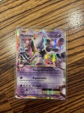 Mewto Ex Evolutions 52/108 Holo Ultra Rare Pokemon Trading Card