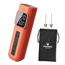  P200 Electric Ball Pump 2000mAh Sports Air Pump with Digital Vivid Orange