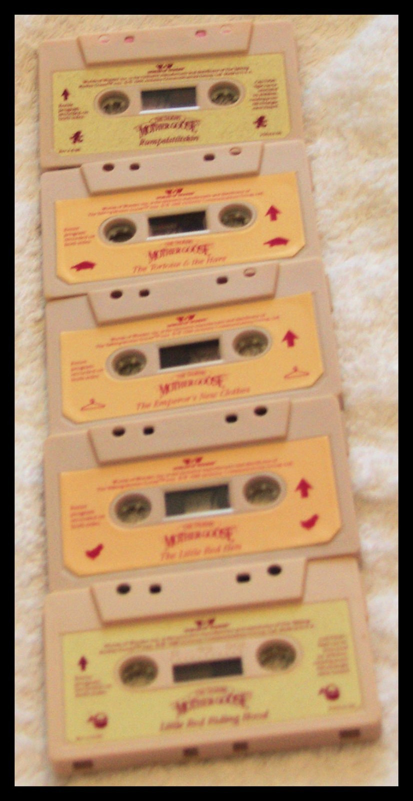 Cassettes Mother Goose Animé 1985 VHS Rare Contes Enfance Années 80